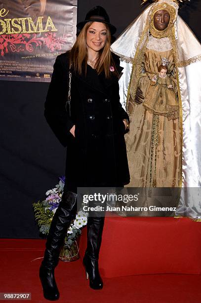 Spanish actress Lucia Hoyos attends 'Madre Amadisima' premiere at Paz cinema on May 5, 2010 in Madrid, Spain.