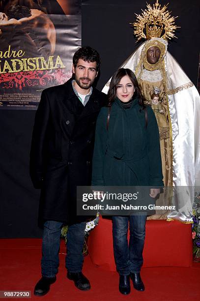 Spanish actor Alejandro Tous and spanish actress Ruth Nunez attend 'Madre Amadisima' premiere at Paz cinema on May 5, 2010 in Madrid, Spain.