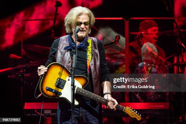 Daryl Hall of Hall & Oates performs at Smoothie King Center on June 28, 2018 in New Orleans, Louisiana.