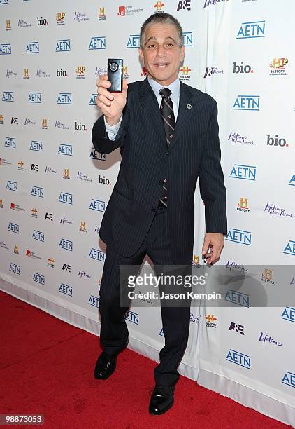 Actor Tony Danza attends the 2010 A&E Upfront at the IAC Building on May 5, 2010 in New York City.