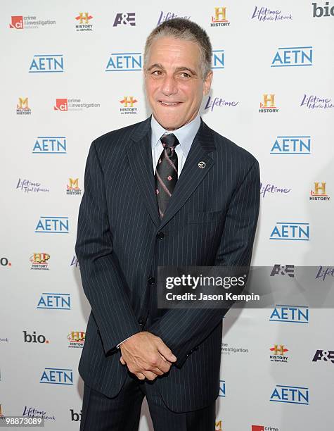 Actor Tony Danza attends the 2010 A&E Upfront at the IAC Building on May 5, 2010 in New York City.