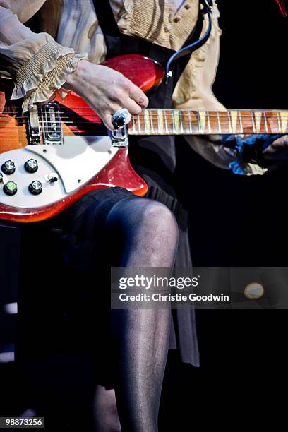 Courtney Love of Hole performs on stage at O2 Brixton Academy on May 5, 2010 in London, England.