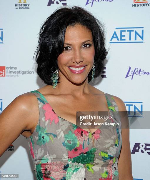 Actress Wendy Davis attends the 2010 A&E Upfront at the IAC Building on May 5, 2010 in New York City.