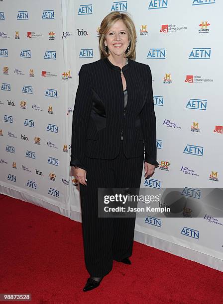 President & CEO of A&E Television Abbe Raven attends the 2010 A&E Upfront at the IAC Building on May 5, 2010 in New York City.