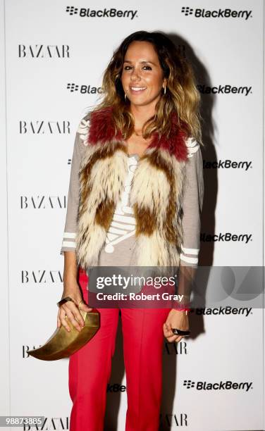 Stylist Pip Edwards attends the Harper's BAZAAR & BlackBerry White Bold Party as part of Rosemount Australian Fashion Week Spring/Summer 2010/11 at...