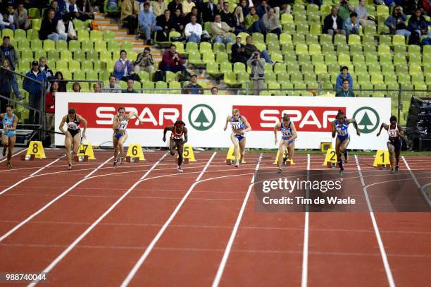 Europe. Champ. 2002, Munchen, Ivanova Olimpiada, Joie, Vreugde, Bikar Alenka, Sidibi Odiah, Oyepitan Abiodun, Paschke Melanie, Alozie Glory, Levorato...