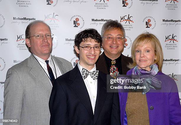 Chip Cronkite, David Heidelberger, Michael E. Uslan and Deborah Rush attend the second day of the 6th annual Garden State Film Festival at The...