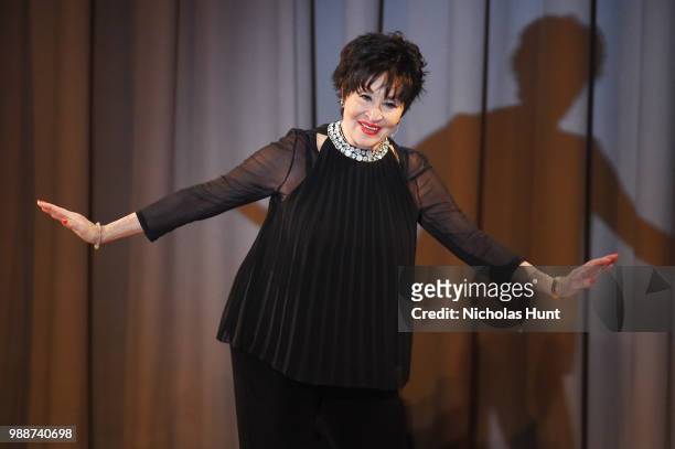Chita Rivera performs at the Concert For America: Stand Up, Sing Out! at The Great Hall at Cooper Union on June 30, 2018 in New York City.