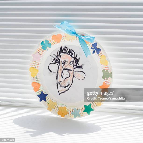 picture of father's face - shibuya stock illustrations