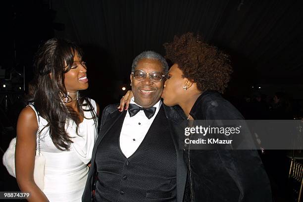 Naomi Campbell, BB King and Macy Gray