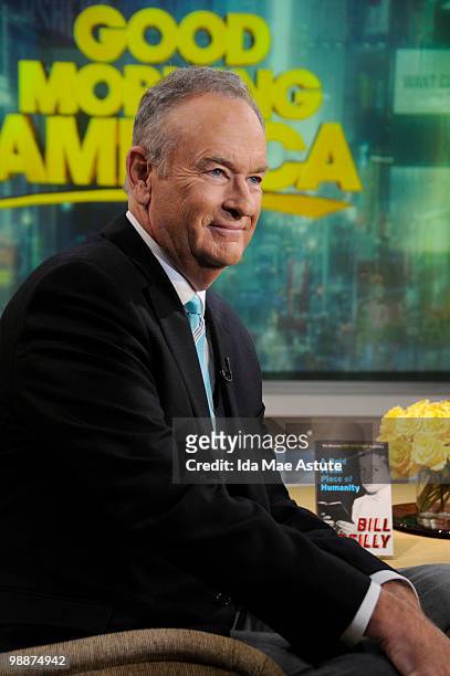 Bill O'Reilly visits GOOD MORNING AMERICA, 5/5/10 airing on the Walt Disney Television via Getty Images Television Network. GM10 BILL O'REILLY