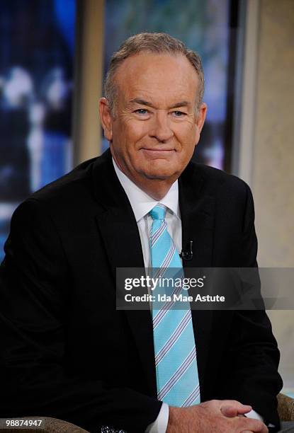 Bill O'Reilly visits GOOD MORNING AMERICA, 5/5/10 airing on the Walt Disney Television via Getty Images Television Network. GM10 BILL O'REILLY