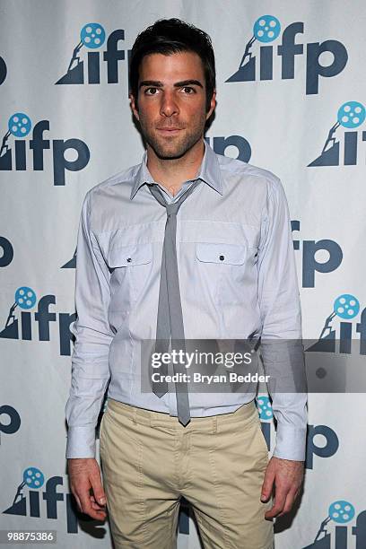 Actor Zachary Quinto attends the Independent Filmmaker Project spring gala at DVF Studio on May 5, 2010 in New York City.