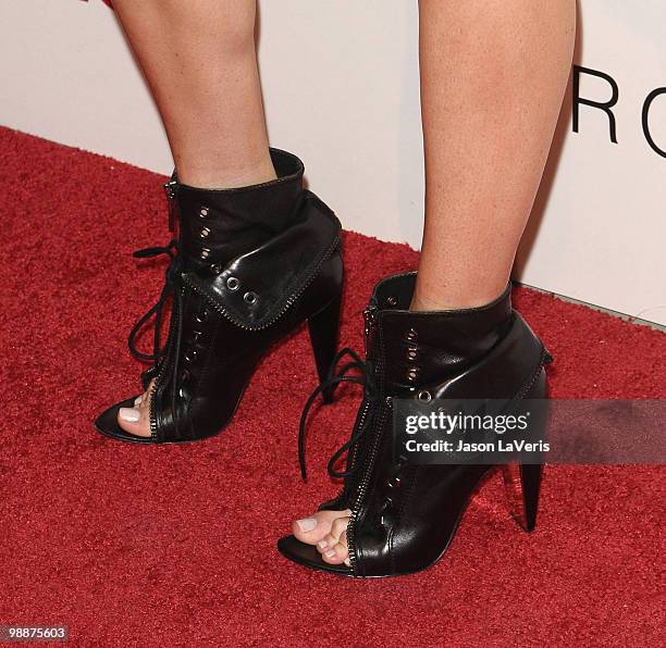 Shoes worn by Marisa Miller at the Charlotte Ronson and JCPenney spring cocktail jam at Milk Studios on May 4, 2010 in Hollywood, California.