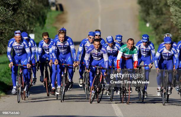 Team Quick-Step Davitamon 2004Peleton Groep Peloton, Museeuw Johan , Clerc Aurelien , Boonen Tom , Mercado Miguel , Virenque Richard /Amorison...