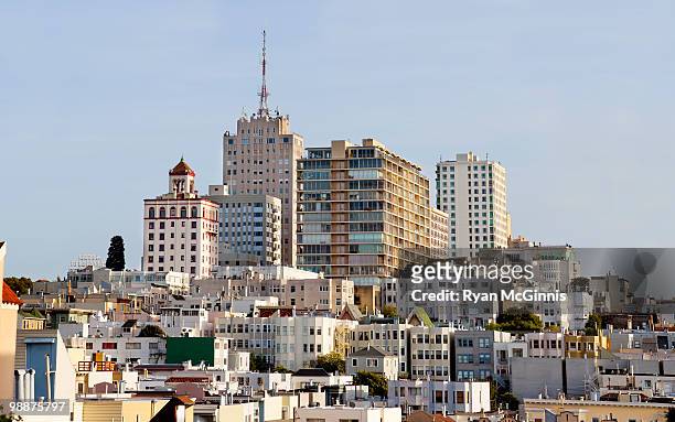 city on hill - nob hill stock pictures, royalty-free photos & images