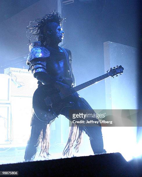 Limp Bizkit guitarist Wes Borland performs at the Gramercy Theatre on May 5, 2010 in New York City.