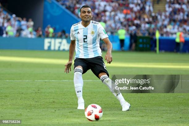 Gabriel Mercado of Argentina during the 2018 FIFA World Cup Russia Round of 16 match between France and Argentina at Kazan Arena on June 30, 2018 in...