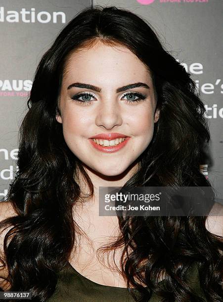 Actress Elizabeth Gillies attends The Candie's Foundation Event To Prevent at Cipriani 42nd Street on May 5, 2010 in New York City.