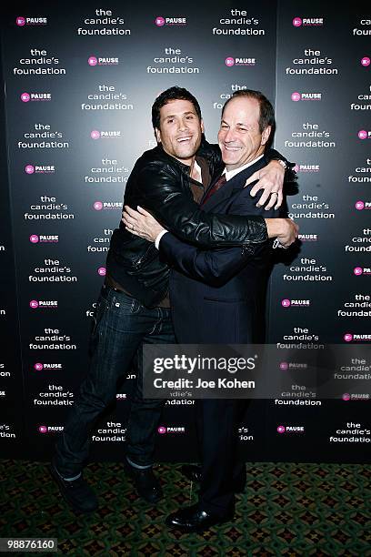 Fashion designer Marc Ecko and CEO of Candie's Neil Cole attend The Candie's Foundation Event To Prevent at Cipriani 42nd Street on May 5, 2010 in...