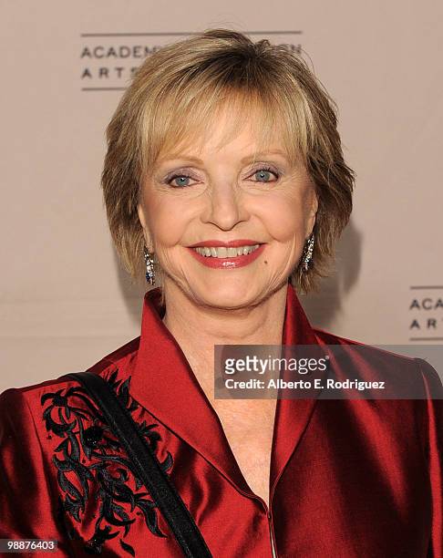 Actress Florence Henderson arrives at the Academy of Television Arts & Sciences' 3rd Annual Academy Honors at the Beverly Hills Hotel on May 5, 2010...