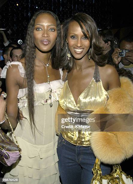 Naomi Campbell and Iman