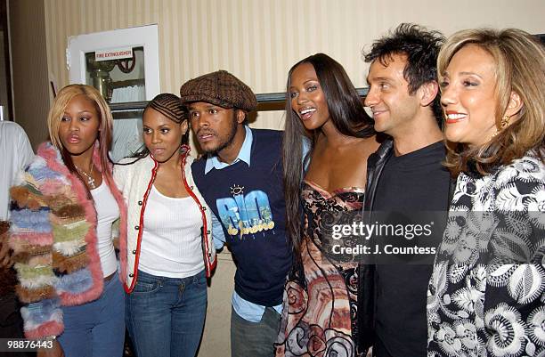 Eve, Deborah Cox, Maxwell, Naomi Campbell, Carlos Miele and Denise Rich