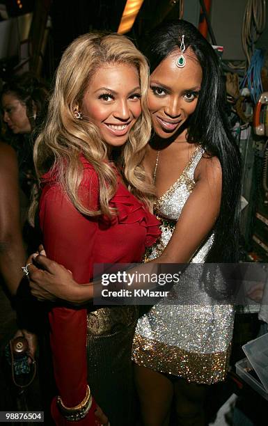 Beyonce and Naomi Campbell