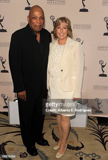 Director Paris Barclay and producer Carol Mendelsohn arrive at the Academy of Television Arts & Sciences' 3rd Annual Academy Honors at the Beverly...