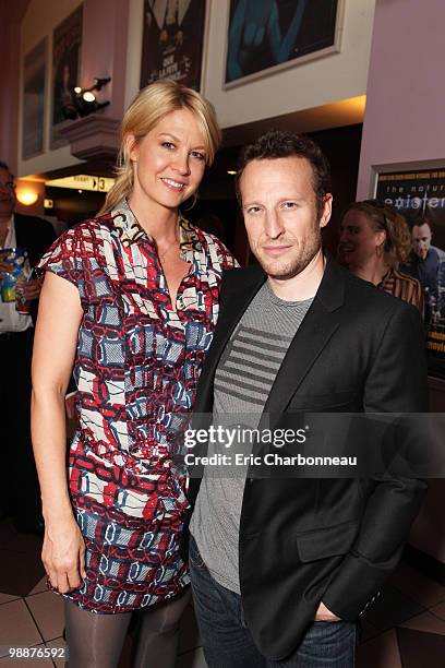 Jenna Elfman and Bodhi Elfman at the "Behind The Burly Q" screening on May 05, 2010 at Laemmle's Sunset 5 Theatre in Los Angeles, California.