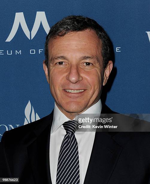 The Walt Disney Company president and CEO Robert Iger arrives at the Simon Wiesenthal Center's 2010 Humanitarian Award Ceremony at the Beverly...