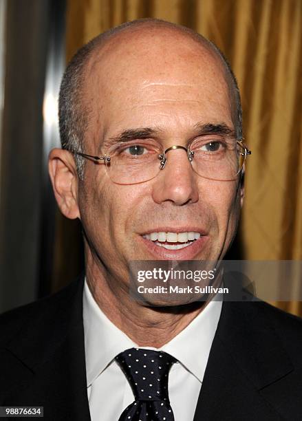 Jeffrey Katzenberg arrives for Simon Wiesenthal Center's 2010 Humanitarian Award Ceremony at the Beverly Wilshire hotel on May 5, 2010 in Beverly...