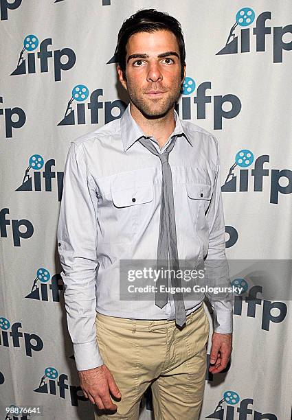 Zachary Quinto attends the 2010 Independent Filmmaker Project spring gala at The DVF Studio on May 5, 2010 in New York City.
