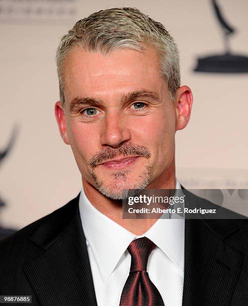 Lt. Colonel Michael strobl arrives at the Academy of Television Arts & Sciences' 3rd Annual Academy Honors at the Beverly Hills Hotel on May 5, 2010...