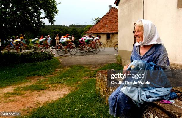 Tour Of Germany 2003, Illustration, Illustratie, Peleton, Peloton, Landschap, Landscape, Stage 3 : Coburg - Ansbach, Deutschland Tour, Tour...