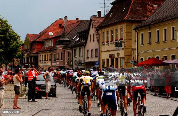 Tour Of Germany 2003, Illustration, Illustratie, Peleton, Peloton, Landschap, Landscape, Paysage, Stage 3 : Coburg - Ansbach, Deutschland Tour, Tour...