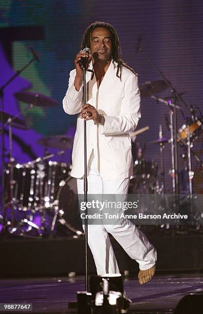 Yannick Noah Performs at the 23rd "Victoires de la musique" awards ceremony on March 8th, 2008 in Paris, France.