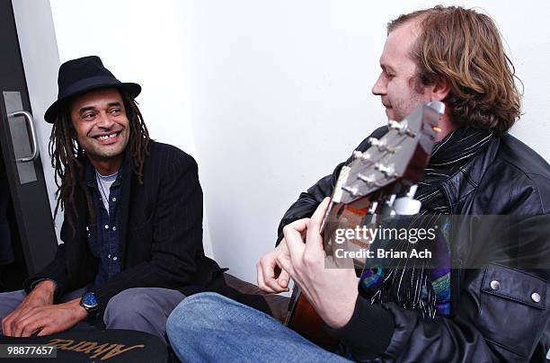 Musician Yannick Noah and guest attend the 6th Annual Ten O'Clock Classics benefit gala at the The Union Square Ballroom on November 10, 2009 in New...