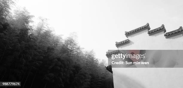 huizhou architecture - sun min stock pictures, royalty-free photos & images