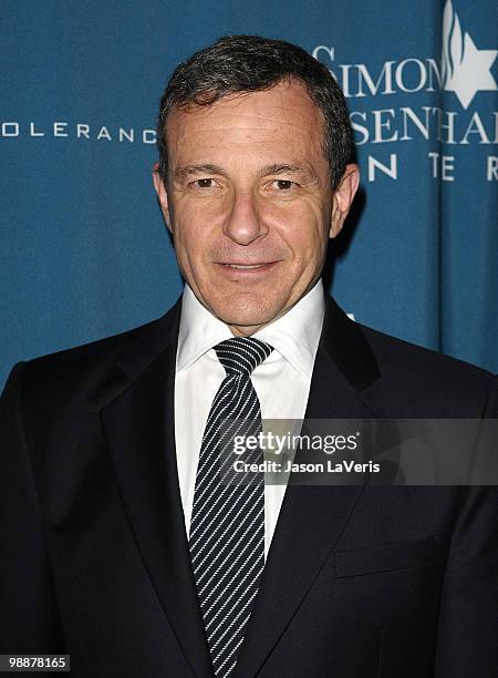 President and CEO of The Walt Disney Company Robert Iger attends the Simon Wiesenthal Center's 2010 Humanitarian Award ceremony at the Beverly...