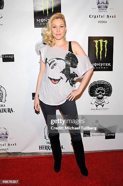 Actress Shanna Moakler arrives at the Velvet Margarita's Annual Cinco de Mayo Celebrity Poker Tournament on May 5, 2010 in Hollywood, California.