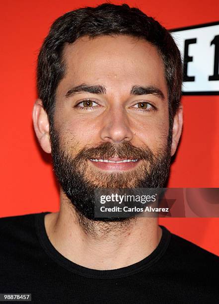 Actor Zachary Levi presents the third season of "Chuck" at the Palacio del Retiro Hotel on May 6, 2010 in Madrid, Spain.