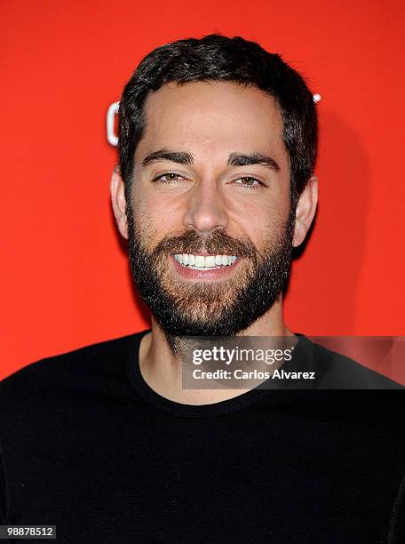 Actor Zachary Levi presents the third season of "Chuck" at the Palacio del Retiro Hotel on May 6, 2010 in Madrid, Spain.