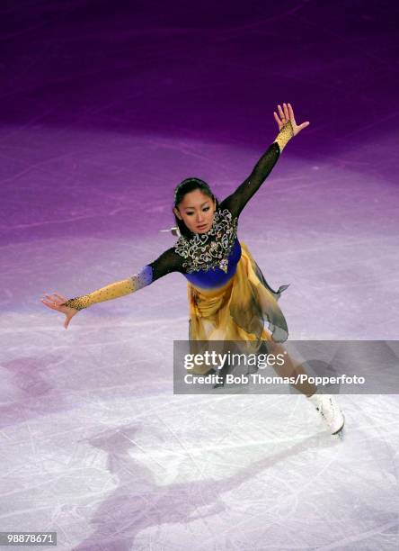 Miki Ando of Japan performs at the Exhibition Gala following the Olympic figure skating competition at Pacific Coliseum on February 27, 2010 in...