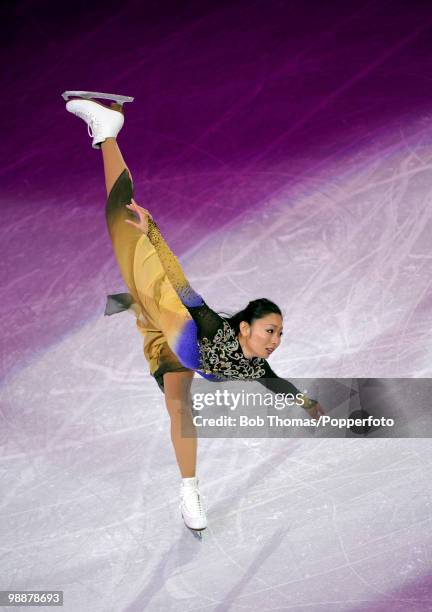 Miki Ando of Japan performs at the Exhibition Gala following the Olympic figure skating competition at Pacific Coliseum on February 27, 2010 in...