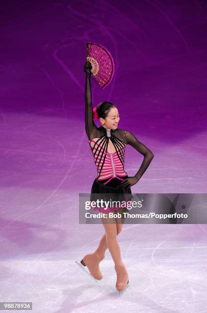 Mao Asada of Japan performs at the Exhibition Gala following the Olympic figure skating competition at Pacific Coliseum on February 27, 2010 in...