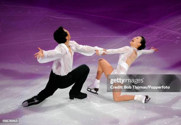 Xue Shen and Hongbo Zhao of China perform at the Exhibition Gala following the Olympic figure skating competition at Pacific Coliseum on February 27,...