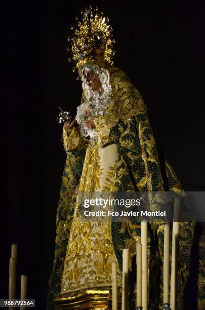 virgen de la macarena, sevilla - la virgen stock pictures, royalty-free photos & images