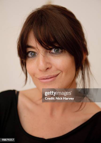 Claudia Winkleman attends launch of the Nuba collection at Wright And Teague at their Dover Street store on May 5, 2010 in London, England.