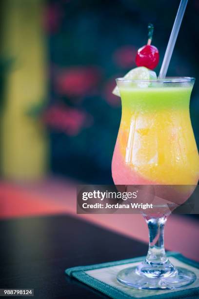 bvi foodie - tequila sunrise stock pictures, royalty-free photos & images